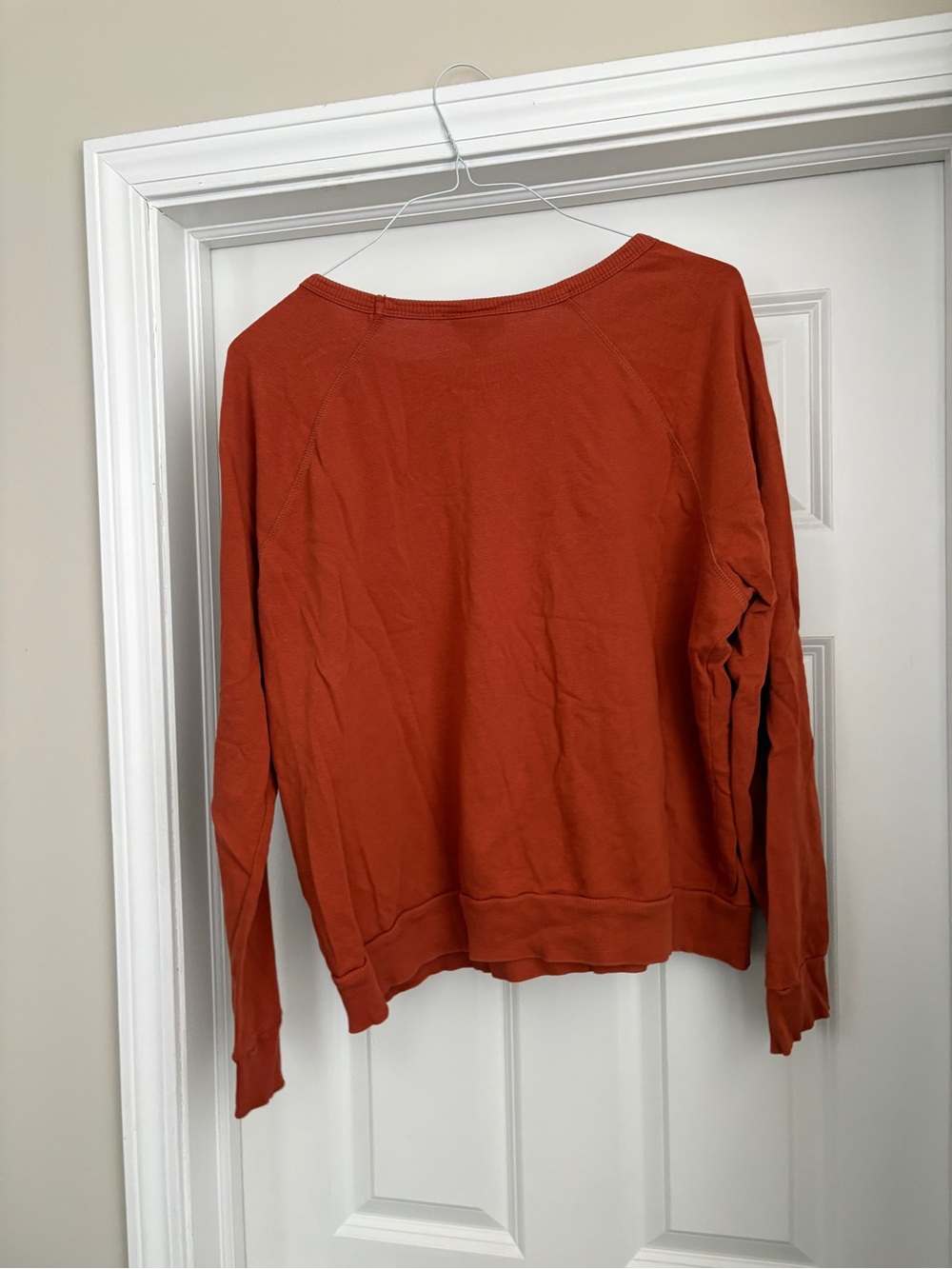 Universal Thread Crewneck Pullover Sweatshirt Burnt Orange Women’s Large Fall